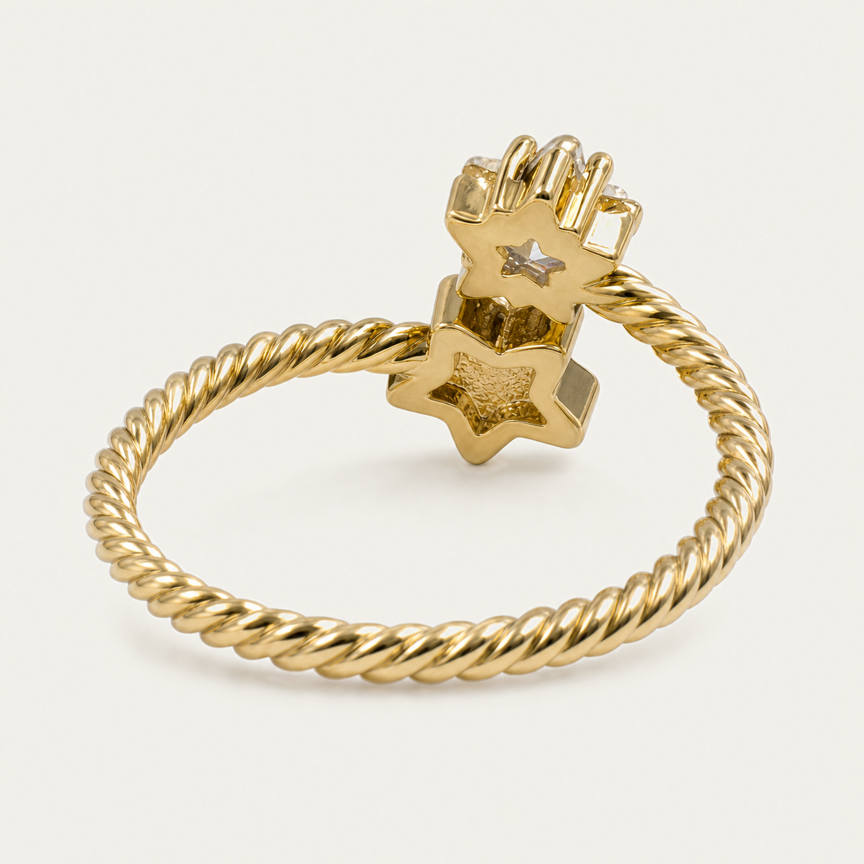 Twin Star Wish Cuff Bracelet
