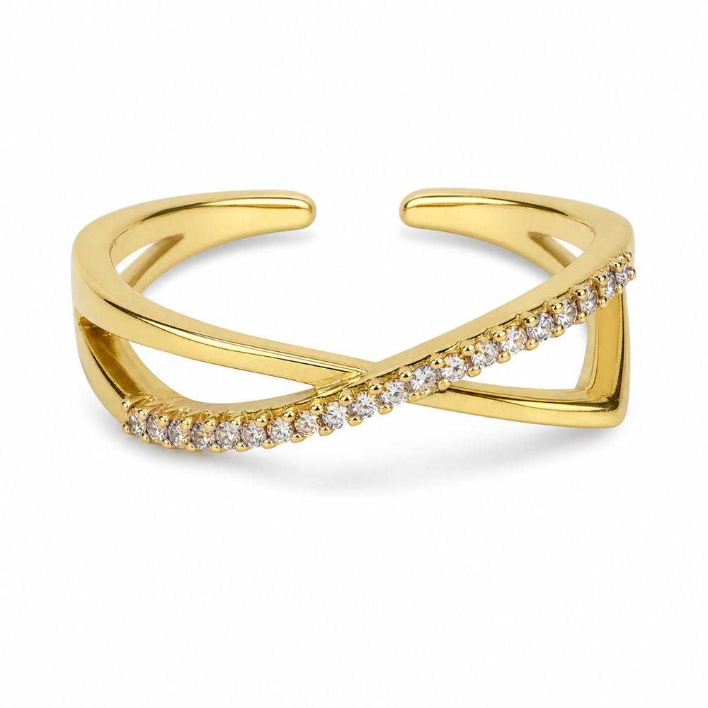 Radiant Crossover Open Ring